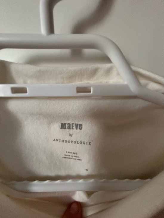 Maeve by Anthropologie Cream High-Neck Shell Tank - Picture 4 of 6